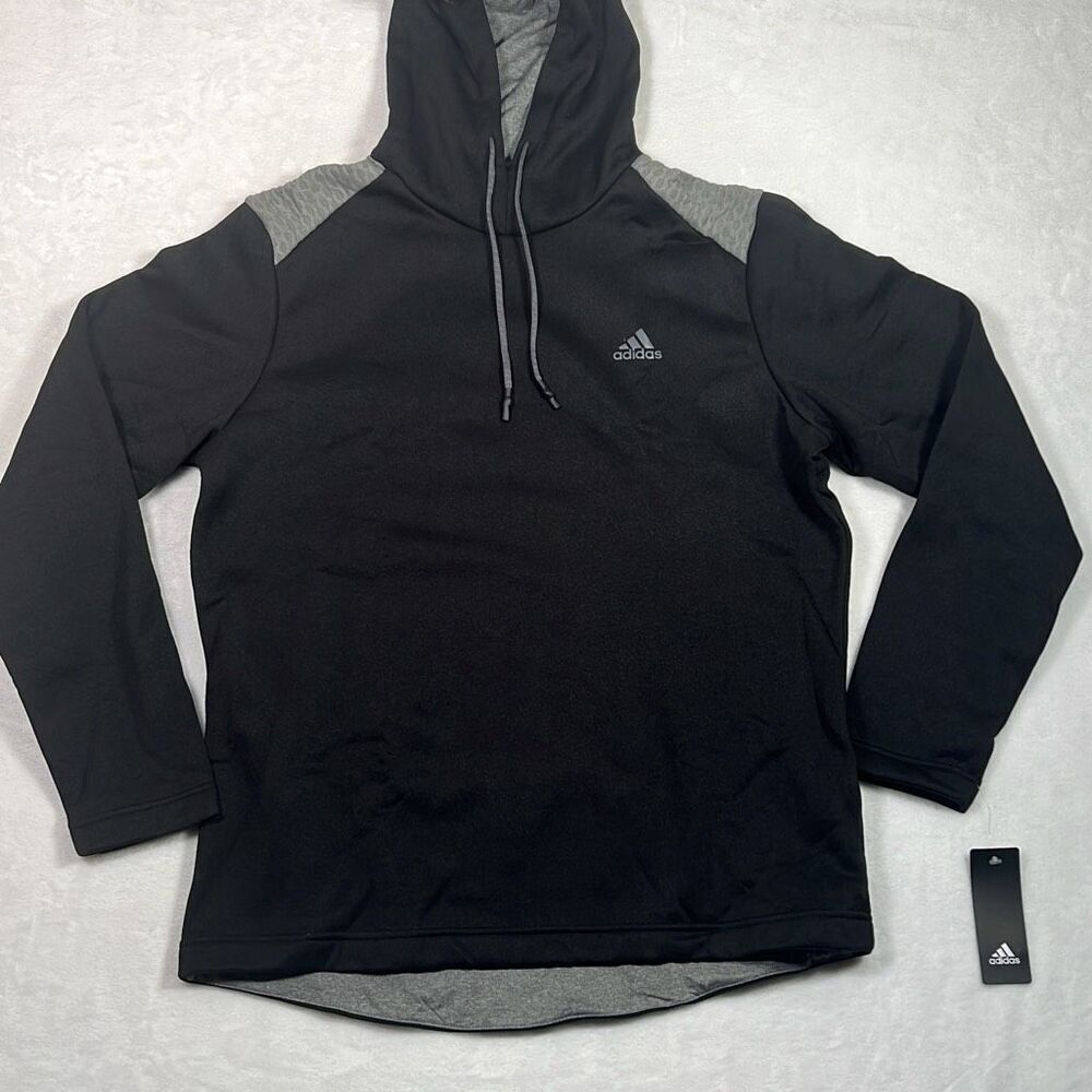 ADIDAS GOLF Tech Fleece Drawstring casual black Hoodie pullover NWT‎ Men large